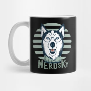 Siberian Husky Nerd, Nerdsky Mug